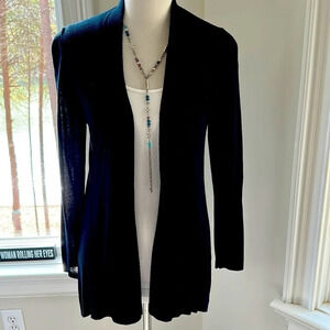 EILEEN FISHER Lightweight Cardigan, black